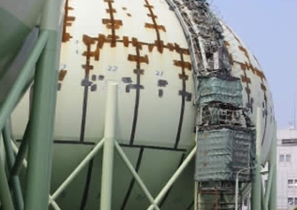 Spherical Gas Holder Shut Down Inspection (TOFD/Eco-Purge/Encapsulated MT)