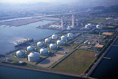 Aerial view of Himeji Terminal