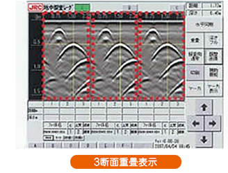 3断面重畳表示