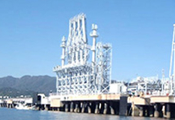 広島ガス様 廿日市工場LNG受入設備増強工事を完遂